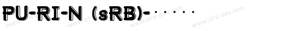 PU-RI-N (sRB)字体转换
